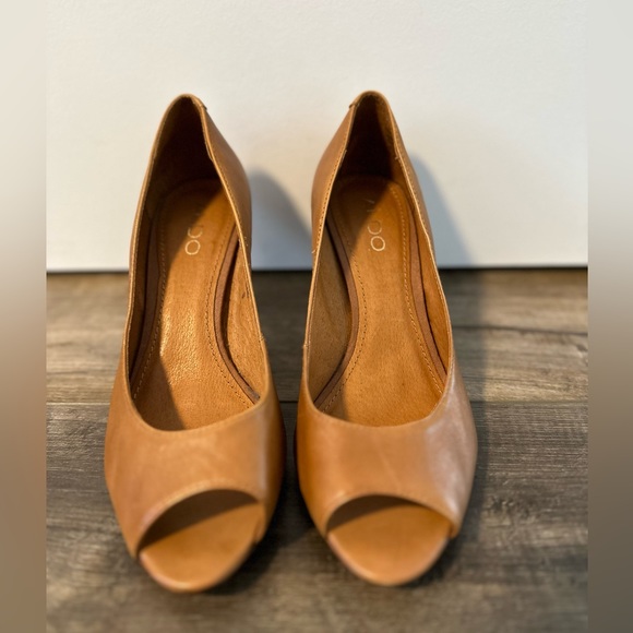 Aldo open toe heels bumps size 8.5 - Picture 4 of 6